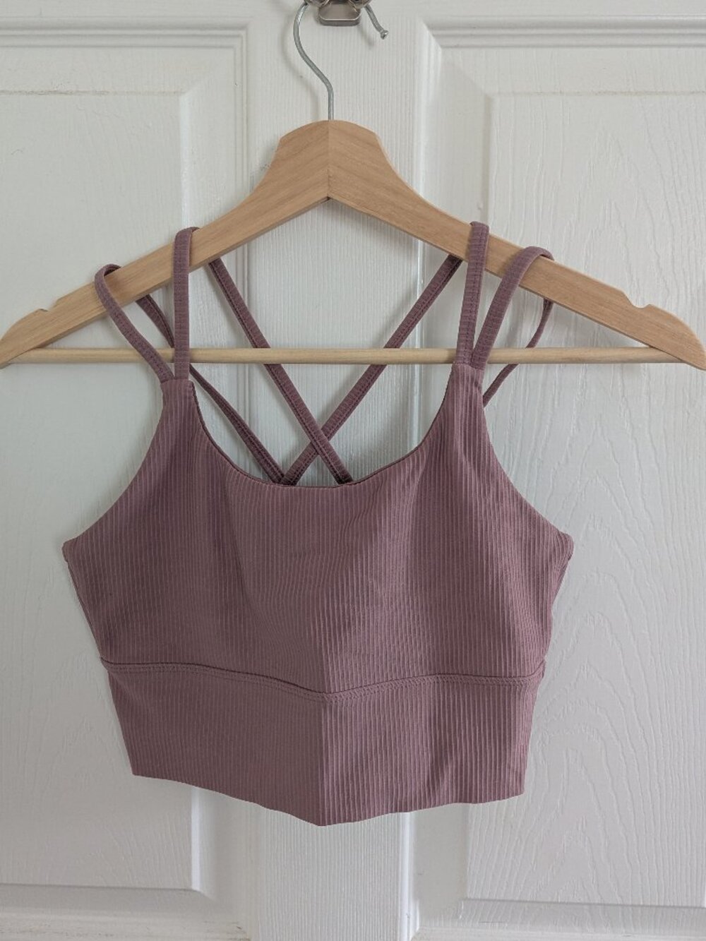 Longline Criss-Cross Sports Bra